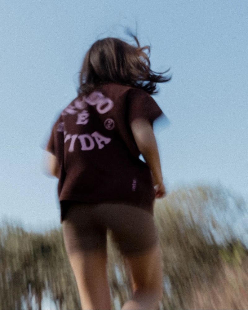Camiseta Tudo é Vida - Marrom