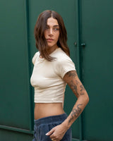 Cropped On The Go - Latte