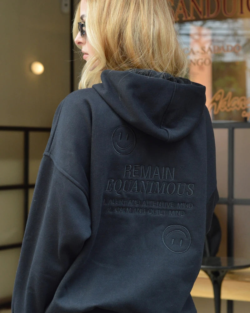 Blusa Moletom Vipassana - Preto