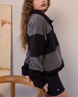 Moletom Striped - Preto