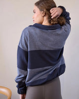 Moletom Striped - Marinho