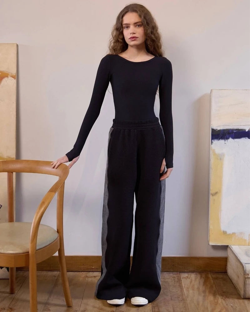 Calça Striped - Cinza