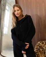 Jaqueta Moletom Layered - Preto