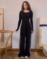 Calça Striped - Preto