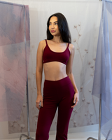 Top Cotton Triangulo - Cherry